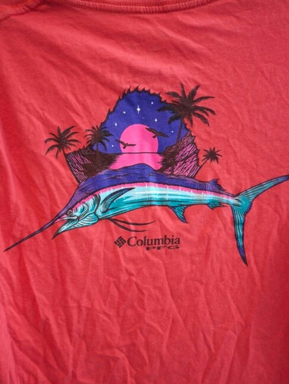 Columbia Men's T-Shirt Bundle - Size Small - 2 Graphic Tees